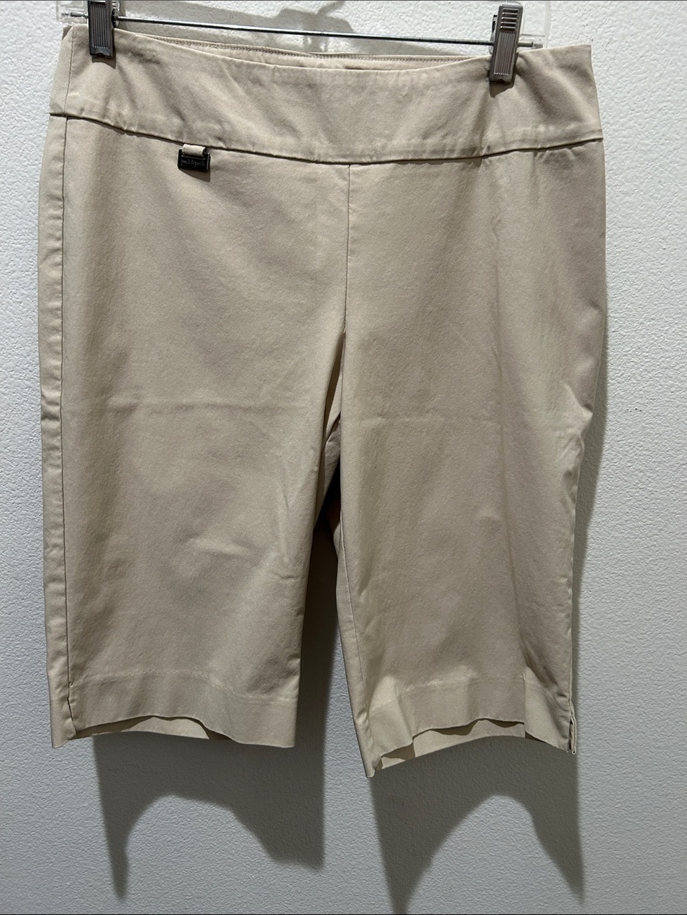 Peck & Peck Tan Long Bermuda Shorts